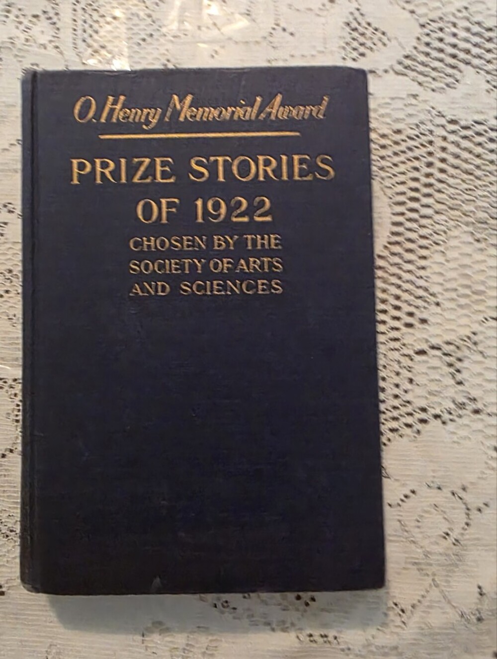 Doubleday O. Henry Memorial Award Prize Stories of 1922 first edition  hardcopy